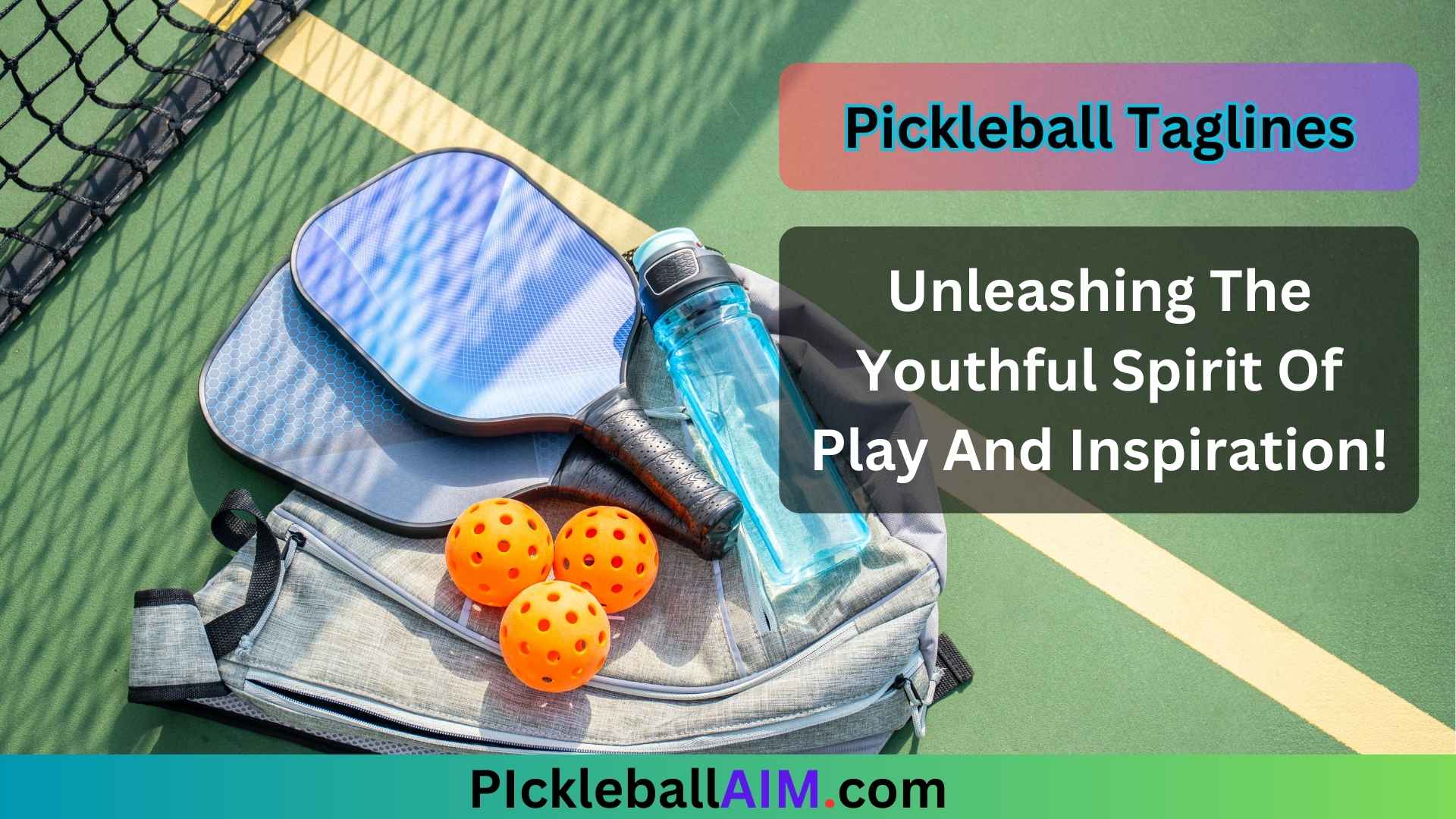 Pickleball Taglines